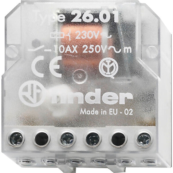 Finder Stromstoßschalter UP 1S 10A 230VAC 26.01.8.230.0000